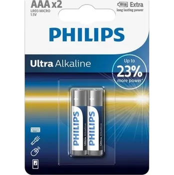 Philips Ultra Alkaline AAA 2ks LR03E2B/10
