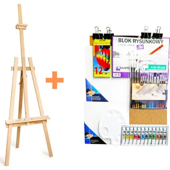 Malířský stojan Malířská-Plátna.cz Dětský set na malování