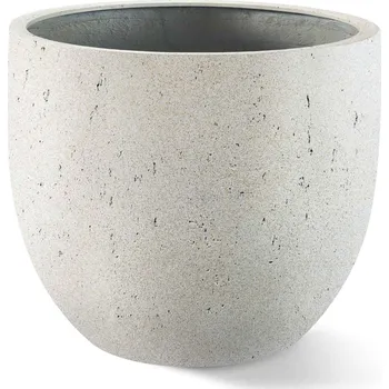 Květináč Grigio New Egg Pot Antique White Ø 45 cm / V 38 cm