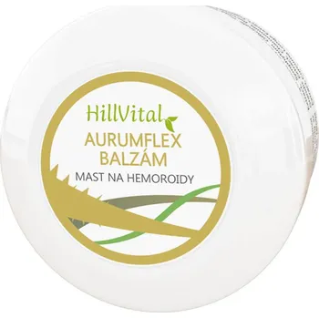 Bylinná léčivá mast HillVital Aurumflex balzám na hemoroidy, 60 ml