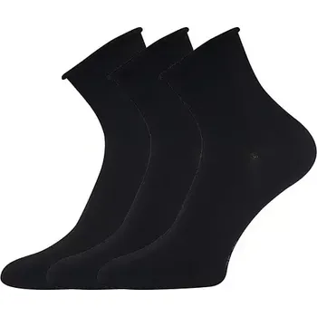 Pánské ponožky FLOUI slabé ponožky s ohrnovacím zdravotním lemem Lonka