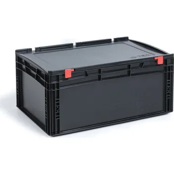 Přepravka na jídlo ESD Euro přepravka s víkem 600 x 400 x 285 mm