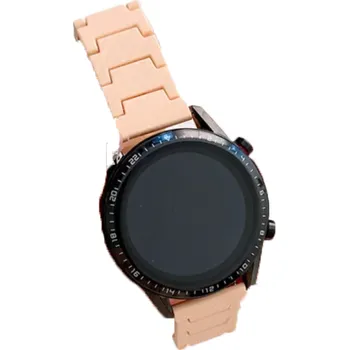 Ostatní příslušenství k chytrým hodinkám Plastový řemínek karbon 22 mm - univerzální (Samsung, Huawei, Xiaomi,..) Oranžová