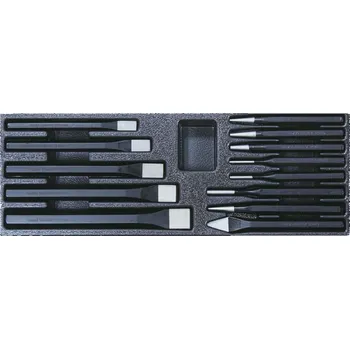 Sada nářadí Sada sekáčů a průbojníků, 13 ks - vložka do zásuvky EXPERT