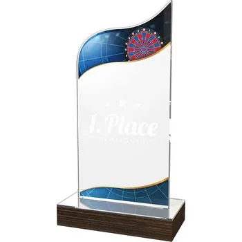 Akrylátová trofej WPLA553, Výška | Barva 19,5 cm, Úprava trofeje Bez potisku