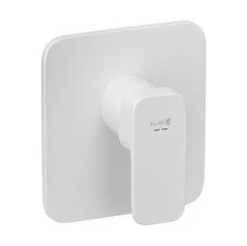 Vodovodní baterie Kludi Renon podomítková sprchová jednopáková baterie, bez tělesa, bílá mat (427555375)