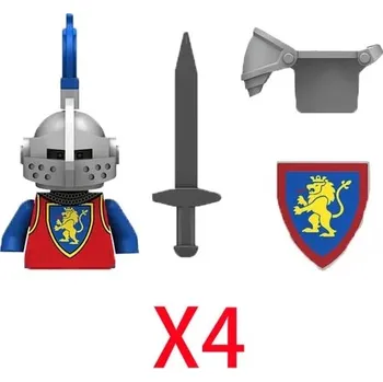 ostatní stavebnice Vojenské stavebnice, hračky pro děti, Napoleonské války | lego komponenty a figurky - N807-4PCS