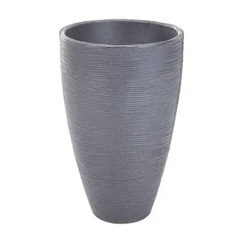 Květináč Květináč žebrovaný 28 x 43 cm šedá