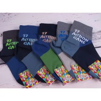 Ponožky české zn. PROPS 3517 chlapecké Action game velikosti ponožek: 16-17 ( EUR vel. 24-25)