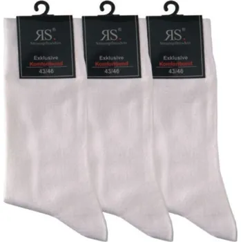 Pánské ponožky Pánské společenské ponožky RS 39-42 bílá