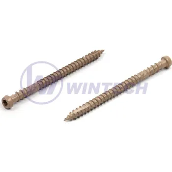 Vrut KKT vrut do trop. dř. úzká ČH 5x60 žlut. Balení: 200 ks AGLAKL0560SO0