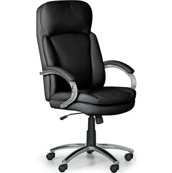 Kožené kancelářské křeslo LAYER, černá