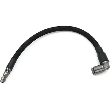 Airsoft Hadice HPA macroflex s opletem a US samec rychlo-spojkou a 6mm spojkou černá 20cm - Balystik