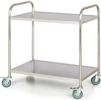 Corping Nerezový policový vozík, 2 police, 860x540 mm