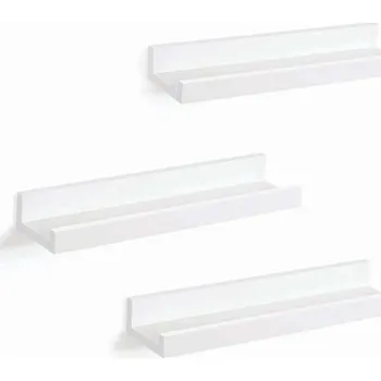 police Nástěnná police ISELIN set 3ks LWS38WT