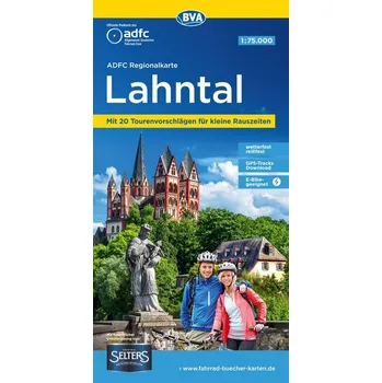 ADFC-Regionalkarte Lahntal, 1:75.000, mit Tagestourenvorschlägen, reiß- und wetterfest, E-Bike-geeignet, mit Knotenpunkten, GPS- - Allgemeiner Deutscher Fahrrad-Club e.V. (ADFC)