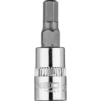 Gola hlavice NEO TOOLS hlavice gola 1/4" s bitem H8 imbus, 37mm, 10-315
