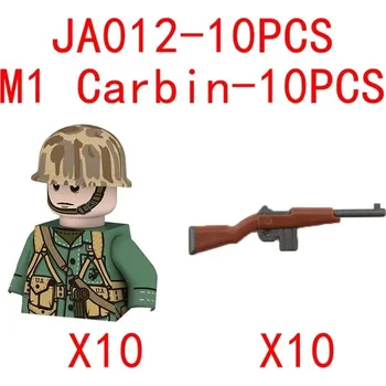 Stavebnice LEGO Stavební bloky vojenské postavičky | LEGO sady - JA012-WG014-10PCS
