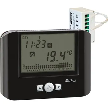 Termostat Digitální programovatelný termostat na stěnu Vemer Set Mithos RF Nero