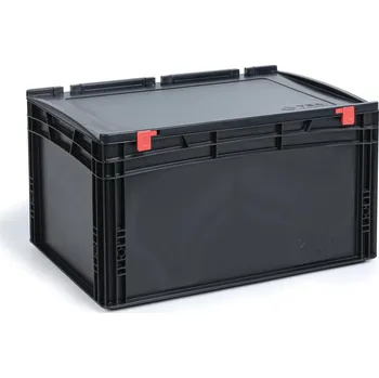 Přepravka na jídlo ESD Euro přepravka s víkem 600 x 400 x 335 mm