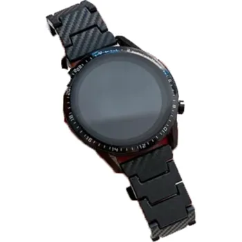 Ostatní příslušenství k chytrým hodinkám Plastový řemínek karbon 20 mm - univerzální (Samsung, Huawei, Xiaomi,..) Černá