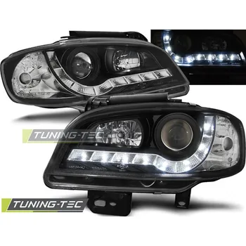 Přední světlomet Tuning-Tec Přední čirá LED světla Seat Ibiza II Facelift (1999 - 2002) - černé