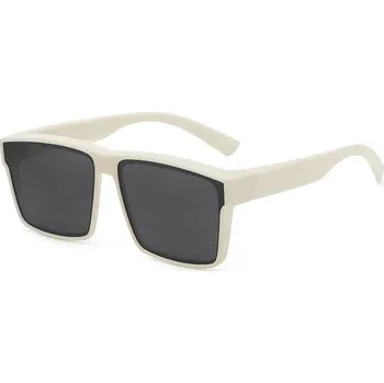 Sluneční brýle Pánské polarizační sluneční brýle UV400 retro hip hop - béžový