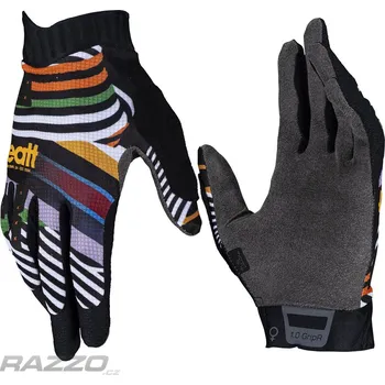 Sportovní chránič Dámské rukavice na kolo Leatt MTB 1.0 GripR Glove Womens Stripes 2024 9 - M