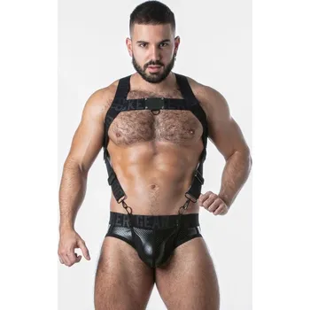 Harness Locker Gear LK0745 Body Strap černý L/XL, elastický postroj pro muže