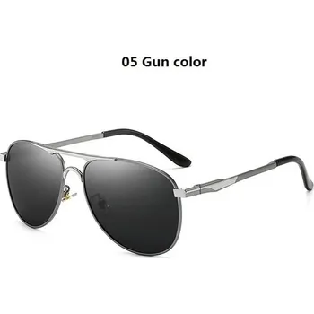 Luxusní pilotní polarizační sluneční brýle UV400 - 05 Barva zbraně