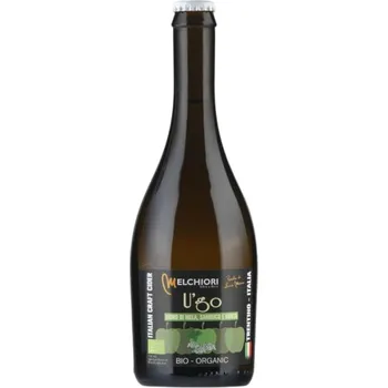 Cider Jablečný BIO Cider Melchiori U'GO Bezinka Trentino 5 % 0,5 l (holá láhev)