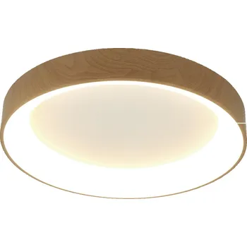 Mantra 8588 Niseko II, stropní kruhové svítidlo LED 30W, 2700-5000K, dálk. ovládání, dřevěná, průměr 38cm