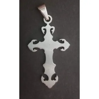 Přívěsek Kříž - varianta 20 - ocelový přívěsek