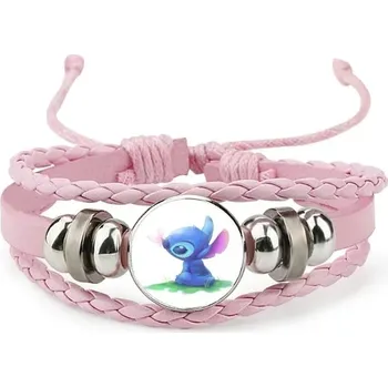 Náramek Dětský pletený náramek s motivem Lilo &amp; Stitch - 15