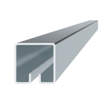 Příslušenství pro plot Pozinkovaný profil tvaru U, s drážkou 7.5mm, cena za 1ks (6m), rozměr: 40x40mm, materiál: DX51D+Z100