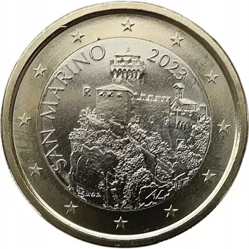 (2023) San Marino 1 € - oběhová mince UNC v kapsli