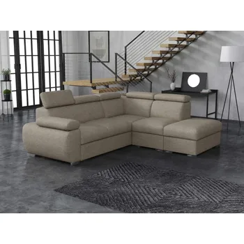 Nábytek Rohová sedačka Giza 2RR1P, Strana: Pravá - 2r+R+1p(65)+PUFAp, Potah: Aragon 20 MIRJAN 5903211337949