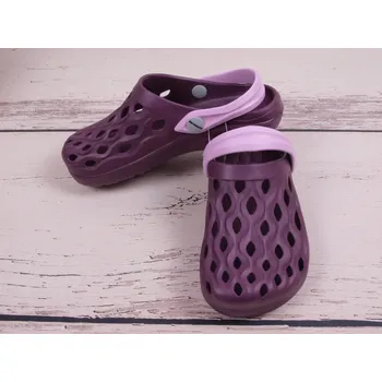 Dámské žabky Plážová obuv nazouváky gumové pantofle Camminare Flow fialové velikost: 38