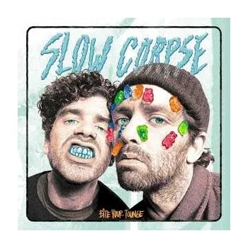 Zahraniční hudba LP Slow Corpse: Bite Your Tounge CLR 2021 Neon Blue & Pink Splatter Vinyl