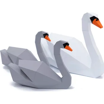 3D puzzle Cut'n'Glue Labutí rodinka