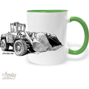 Hrnek - Kolový nakladač ZTS UNC 200 Barva: Zelená