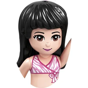 Dřevěná hračka Filmové postavičky a stavební bloky pro děti - F038