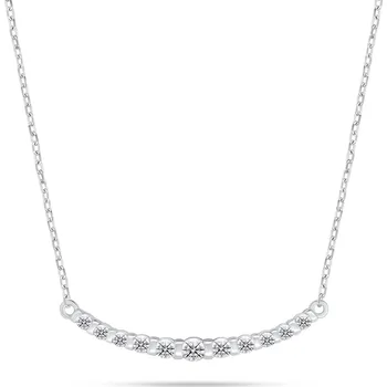 Náhrdelník Brilio Silver Elegantní stříbrný náhrdelník s čirými zirkony NCL159W + 2 měsíce na vrácení zboží