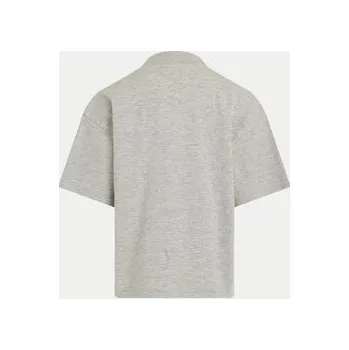 Pánské tričko Calvin Klein Jeans T-Shirt Stitch Monogram IG0IG02537 Šedá Regular Fit 12Y