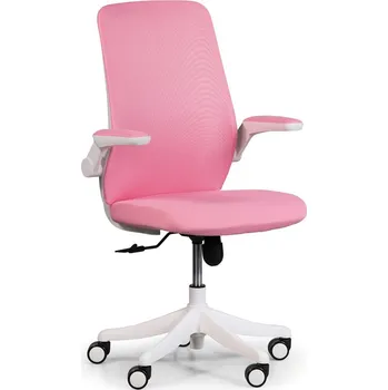 Kancelářská židle se síťovaným opěrákem BUTTERFLY, růžová