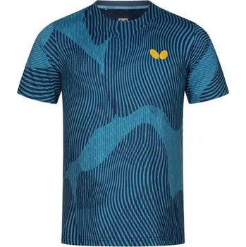 Pánské oblečení Tričko BUTTERFLY Kariya modré modrá XXXL