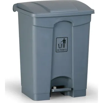 Odpadkový koš Corping Nášlapný víceúčelový koš na odpadky 68 l, 480 x 330 x 560 mm, šedá