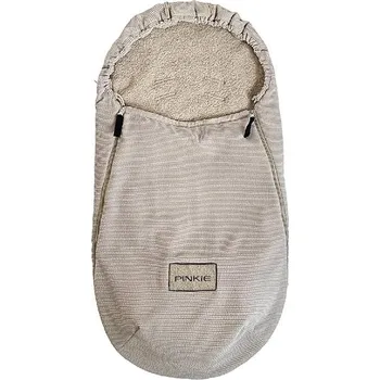 Fusak Pinkie fusak fur teddy cream-slabší podélné otvory