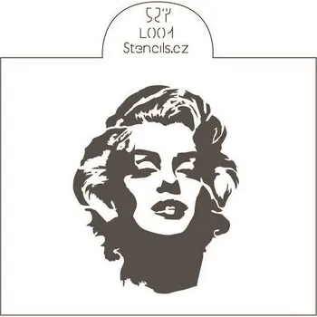 Vykrajovátko Stencil Marilyn Monroe