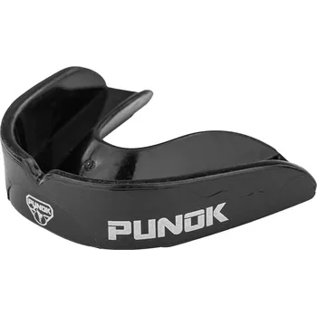 Chránič těla na box a bojový sporty PUNOK chránič zubů senior černý